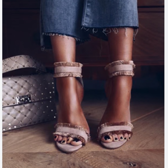 Tony Bianco Shoes - Tony Bianco Kimi Blush Suede Heels Shoes $160